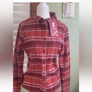 Cotopaxi Red Plaid Women's Top